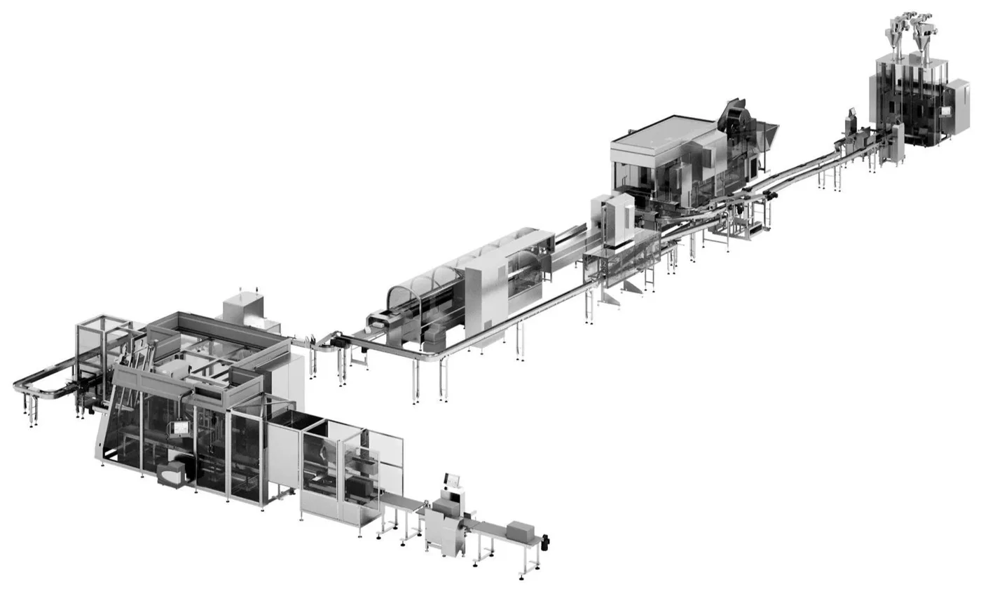 Integrated packaging line