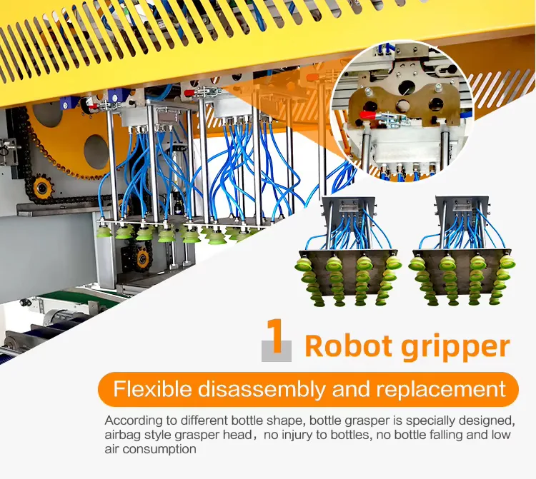 Case packer robot gripper