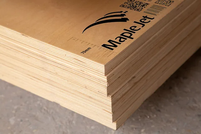 MapleJet print on plywood sheets