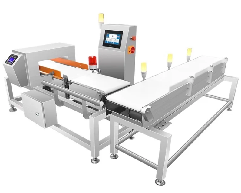 Metal detector and checkweigher combo