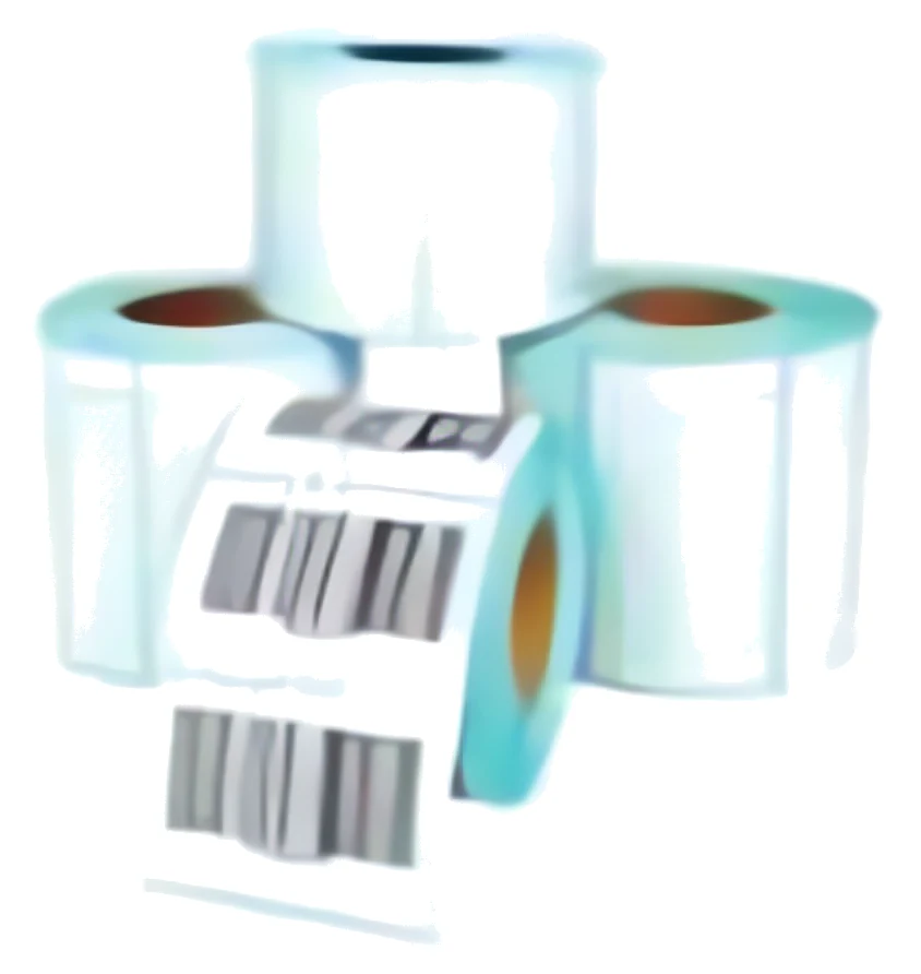 Barcode label rolls