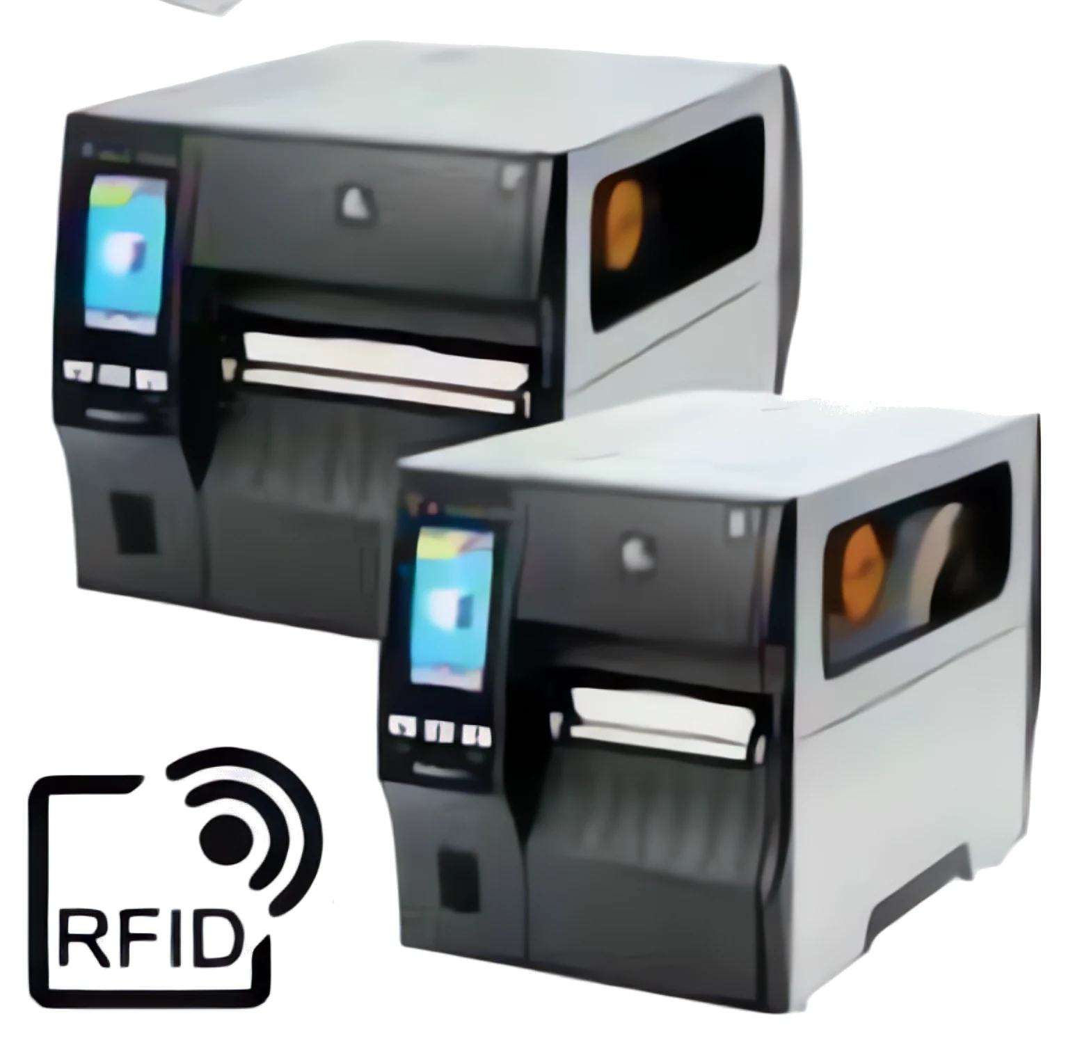 Industrial barcode printers with RFID encoding